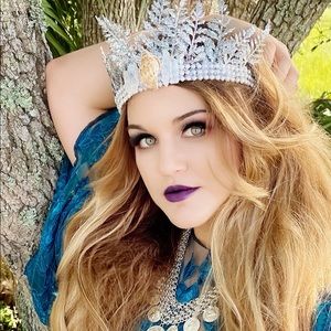 Fairy crown, gypsy boho girl hair accessory crown